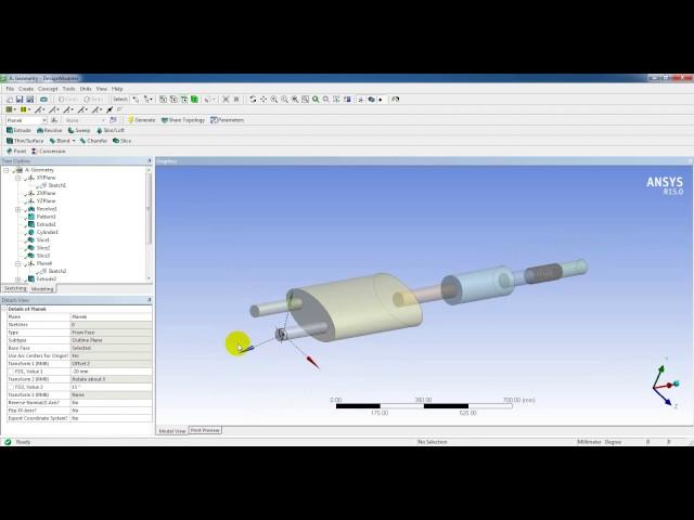 Ansys DesignModeler Tutorial  - Modeling