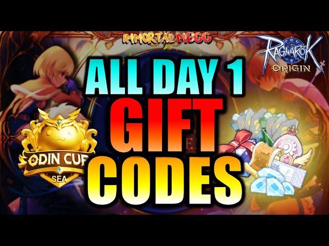 ALL GIFT CODES FROM DAY 1!! - RAGNAROK ORIGIN CHAMPIONSHIP