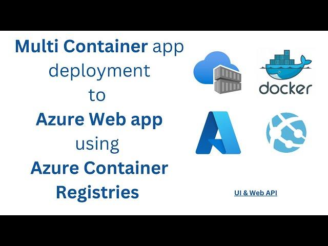 Multi Container app deployment to Azure Web app via Azure Container Registries (Docker Compose)