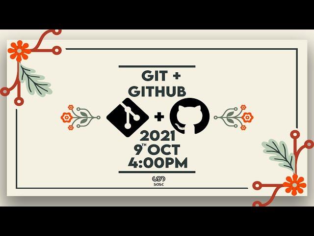 Git + Github Workshop | Hacktoberfest 2021