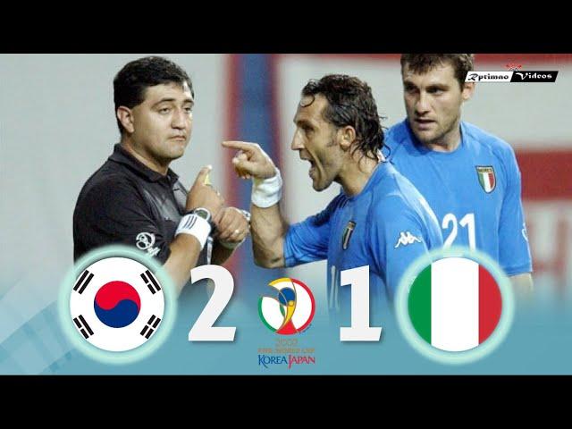 South Korea 2 x 1 Italy ● 2002 World Cup Extended Goals & Highlights HD