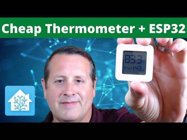 Use this CHEAP Xiaomi thermometer with an ESP32 and Home Assistant.