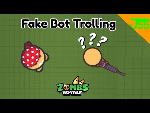 Zombs Royale | Fake Bot Trolling in 2024