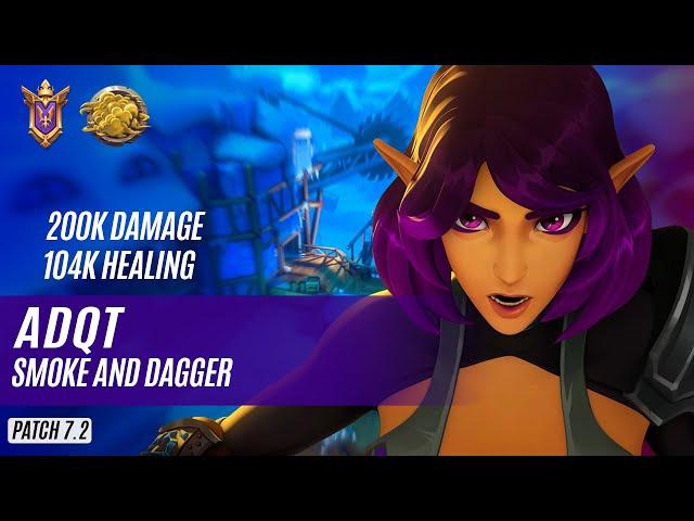 200K DAMAGE 104K HEALING Adqt SKYE PALADINS COMPETITIVE (GRANDMASTER) SMOKE AND DAGGER