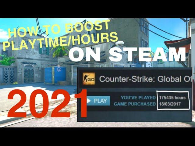 How to Boost Playtime/Hours on Steam in 2021