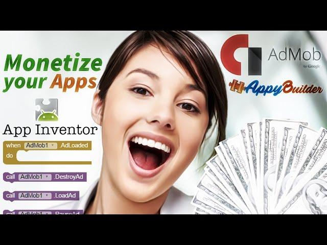 Monetize your apps with ADMOB | How to make money with app inventor |