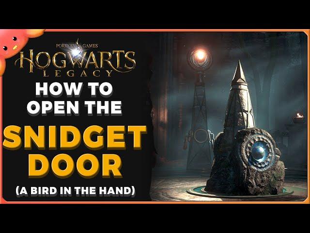 How to open the Snidget Puzzle Door - Hogwarts Legacy Gameplay Guide (A Bird in the Hand)