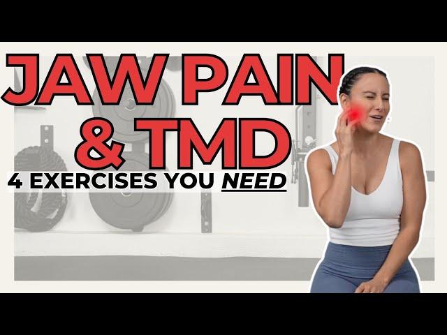 4 exercises you need for TMD Jaw Pain