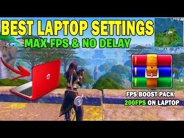 How To Boost FPS Fortnite Chapter 4 Season 3 on Laptop!  (MAX FPS & STUTTER FIX)