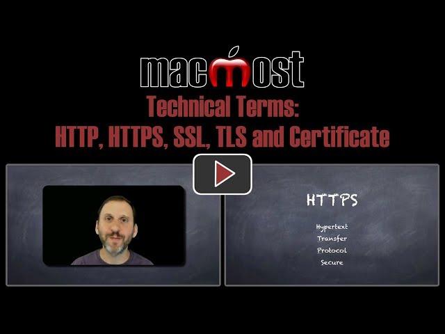 Technical Terms: HTTP, HTTPS, SSL, TLS and Certificate (#1705)