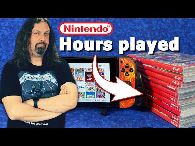 My Top 10 MOST PLAYED GAMES on Switch by HOURS