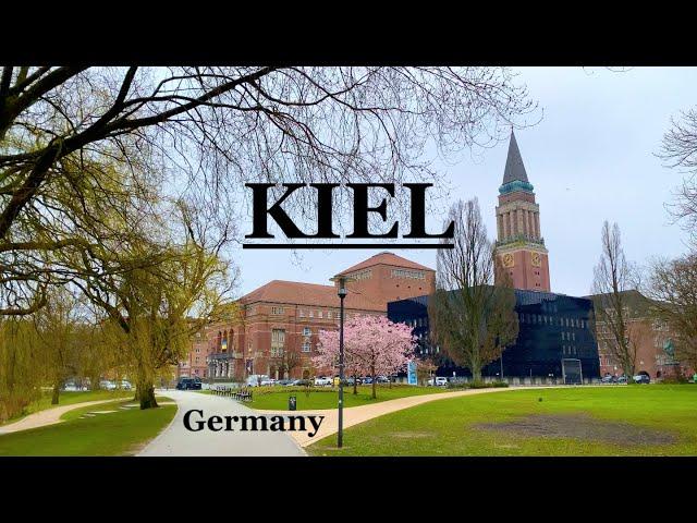 Kiel Germany, walking tour - 4K  #kiel #germany