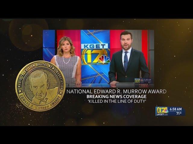 KGET News team receives the Edward R Murrow award