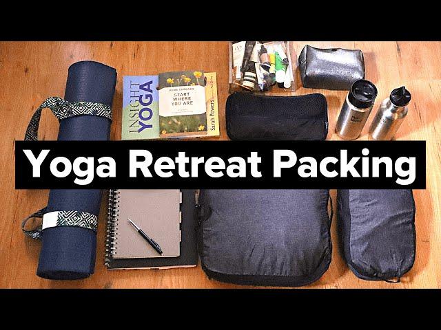 MINIMALIST ATTEMPT: How to pack for a YOGA RETREAT