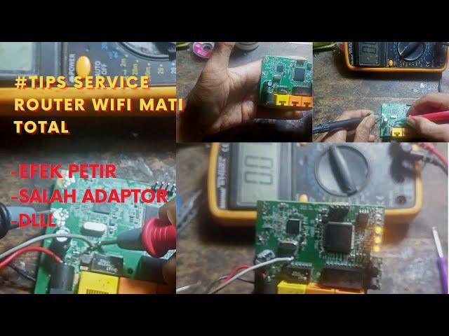 TUTORIAL service WIFI ROUTER mati total