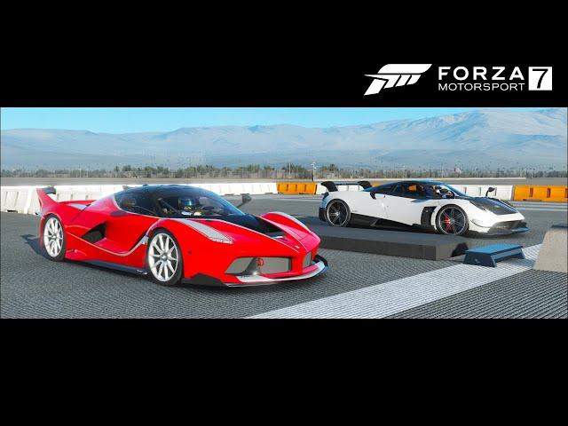 Fm7 Dragrace - Huayra Bc Vs FxxK