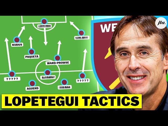 How West Ham Setup Under Julen Lopetegui.