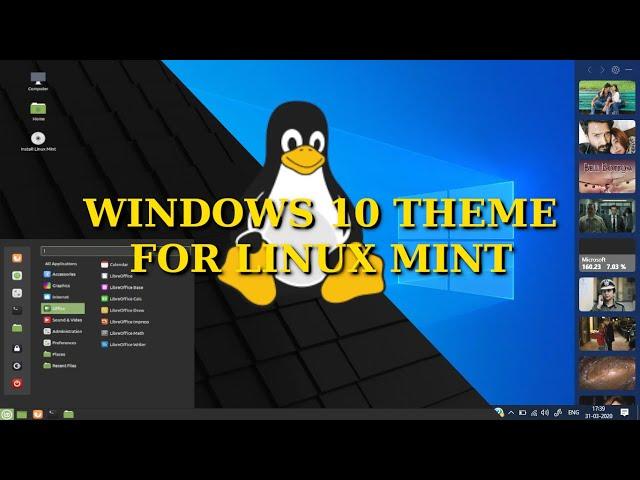 Windows 10 theme for Linux Mint [2021] - In Under 5 Minutes