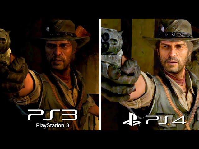 Red Dead Redemption PS3 vs PS4 Graphics Comparison