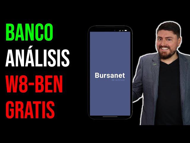 Bursanet de Actinver: Casa de bolsa CON BANCO, ANÁLISIS y W8-BEN GRATIS