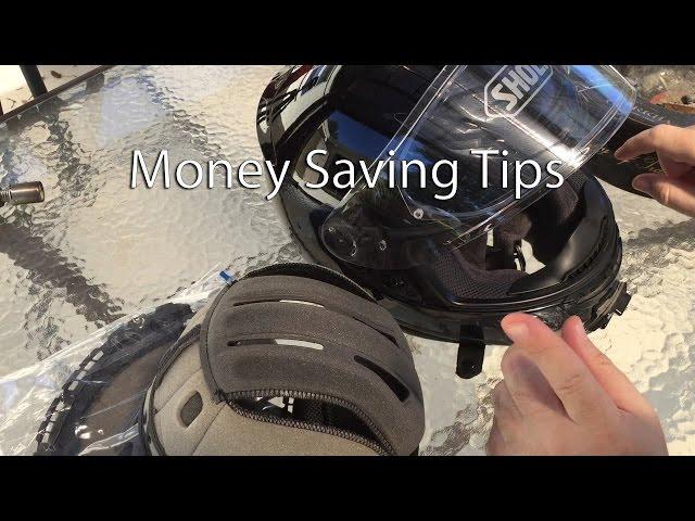 Money Saving Motorcycle Helmet Liner Tips