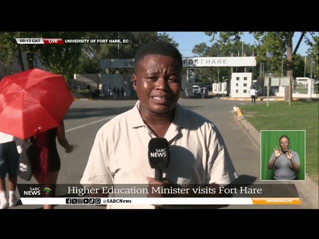 Higher Education| Dr Nkabane to conduct an oversight at the University of Fort Hare