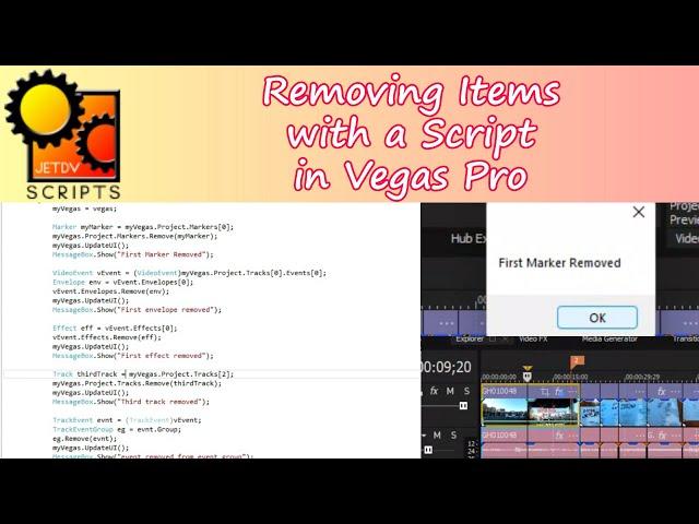 Removing Items with a Script in Vegas Pro