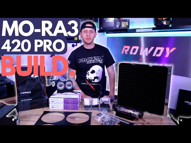 MO-RA3 420 Stainless Steel Radiator Build With 200mm Fans!!