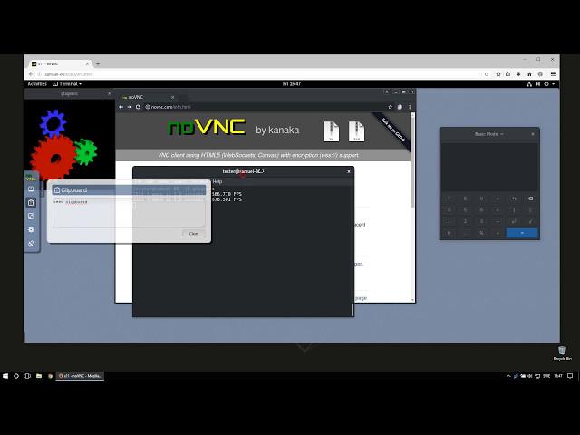 Quick demo of noVNC