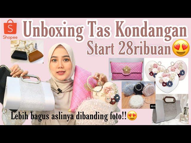 SHOPEE HAUL TAS KONDANGAN START 28RIBUAN| UNBOXING TAS MURAH SEBAGUS INI!