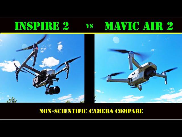 DJI Inspire 2 vs Mavic Air 2 - Can you see a difference?