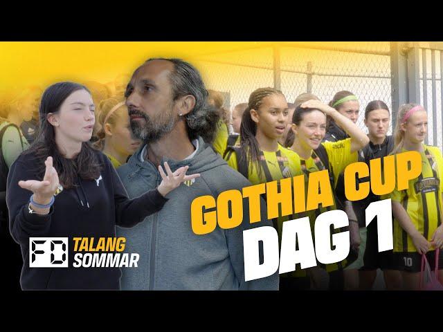 Talangsommar på Gothia cup – Dag 1