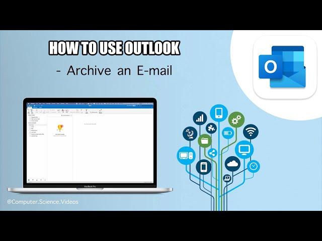 How to ARCHIVE an Email On Microsoft Outlook Using a Mac / Desktop Computer - Basic Tutorial | New