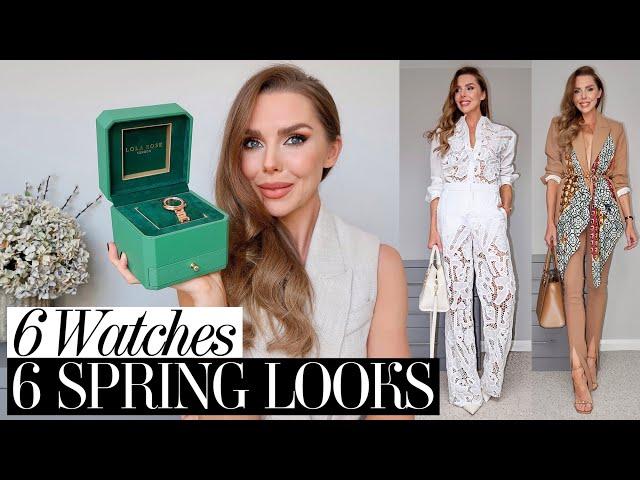 6 Watches for Women & HOW TO STYLE them for SPRING 2022 / ft. Lola Rose Gemstone Timepieces AD