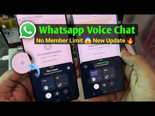 whatsapp new update voice chat on whatsapp group | whatsapp par voice chat kaise kare