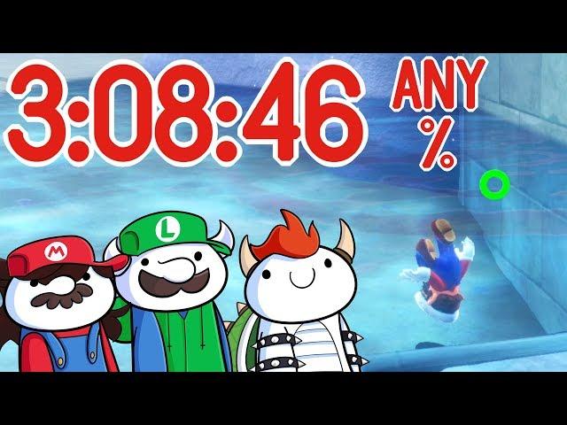 Super Mario Odyssey Speedrun w/JaidenAnimations & SomeThingElseYT