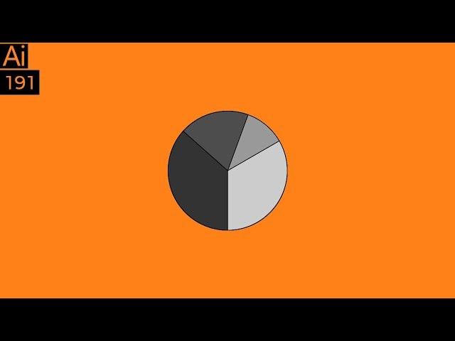 A quicker way to create pie charts in Adobe Illustrator