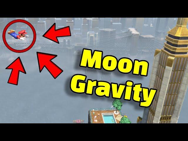 What If Moon Gravity was Everywhere (Super Mario Odyssey)