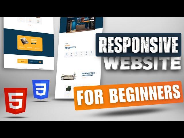 HTML & CSS Responsive Website Tutorial for Beginners | How to Create a Website with HTML and CSS