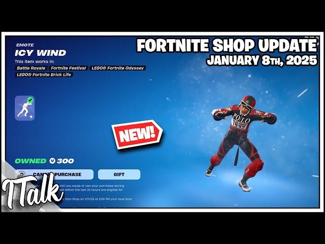 THREE *NEW* EMOTES! Fortnite Item Shop [January 8th, 2025] (Fortnite Chapter 6)