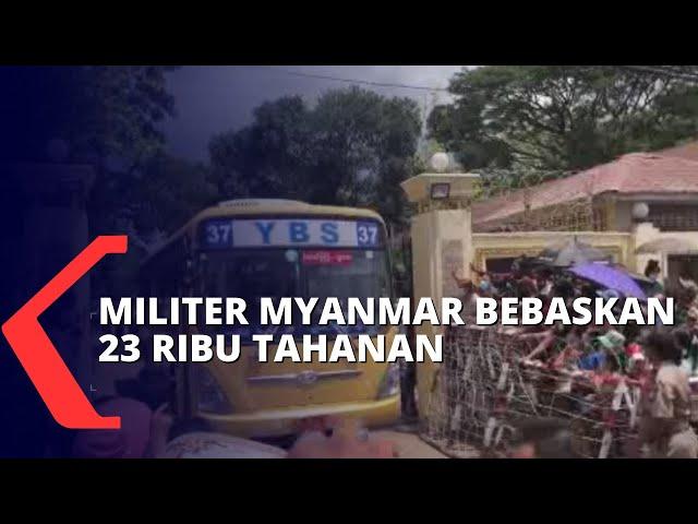 Junta Militer Myanmar Bebaskan 23 Ribu Tahanan di Momen Tahun Baru Buddha