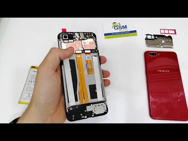 Oppo a3s broken glass replacement | screen repair| crack lcd | glass change |