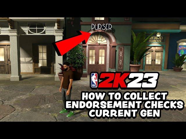 How To Collect Endorsement Checks In NBA 2K23 MyCareer (Current Gen)