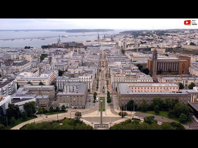 BREST |    ️  Ville Sublime vue du Ciel   |  Brest Bretagne Télé