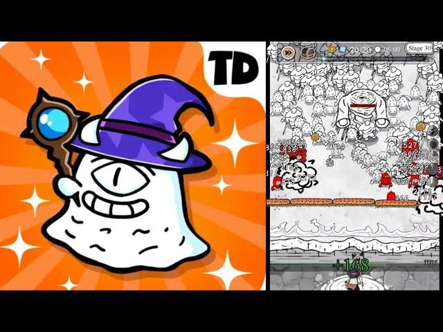 Doodle Magic Wizard vs Slime Stage 30 Best Build