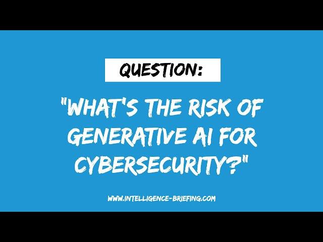 What's The Risk Of Generative AI For Cybersecurity? (Guest: Carly Taylor)