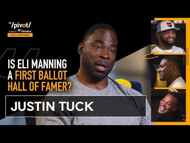 Justin Tuck Giant transition from NFL to Finance, Notre Dame to NY, Eli Manning & Strahan| The Pivot