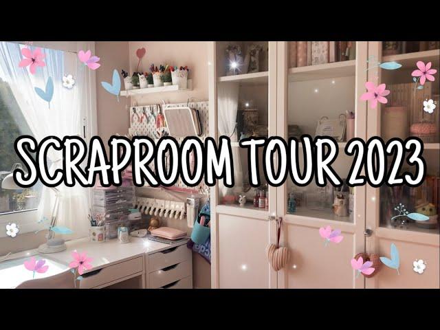 SCRAPROOM TOUR 2023 craftroom | esp