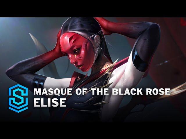 Masque of the Black Rose Elise Skin Spotlight - League of Legends