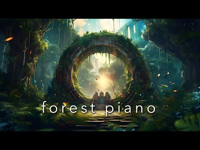 Forest Piano  432Hz Healing Relaxing Ambient Sleep Music - ASMR Soothing Nature Sounds